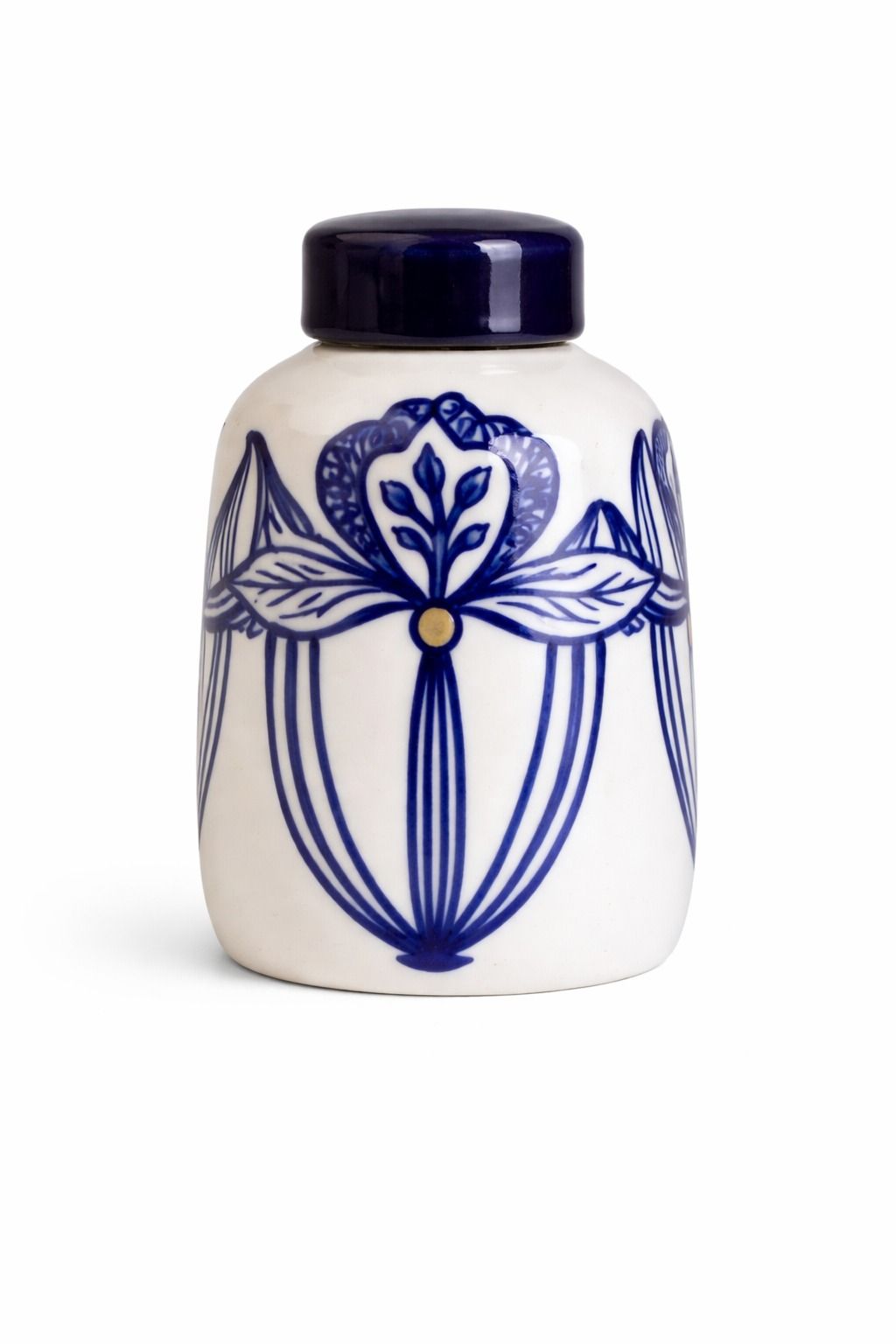 Blue Pottery Bottle Jar - v3.0